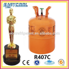 R407c ISO Refrigerante de tanque R407c Cilindro de gás refrigerante para ar condicionado